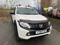 USED 2019 19 MITSUBISHI L200 2.4 DI-D DC Barbarian Black Pickup Double Cab 4dr Diesel Auto 4WD Euro 6 (Roll Top) (181 ps)+NO VAT+1 FORMER KEEPER+2KEYS+FSH+SIDE STEPS+CAMERA+ 2 KEYS+FSH+1 FORMER KEEPER+4WD+NO VAT+PARKING SENSORS+REVERSE CAM+SIDE STEPS+BLACK ALLOYS+ROOF RAILS+LOAD CHROME BARS+BONNET PROTECTOR+LEATHER SEATS+CRUISE+CLIMATE+HPI CLEAR