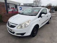 USED 2007 07 VAUXHALL CORSA VAN 1.3 CDTi 16v Car Derived Van 3dr Diesel Manual FWD L1 H1 (119 g/km, 74 bhp) 12 MONTHS MOT
