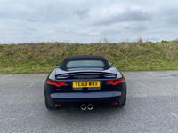 USED 2013 63 JAGUAR F-TYPE 3.0 V6 Convertible 2dr Petrol Auto Euro 5 (s/s) (340 ps) DARK SAPPHIRE BLUE METALLIC WITH A CREAM LEATHER INTERIOR - JUST 13,000 MILES FROM NEW - HEATED SEATS
