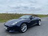 USED 2013 63 JAGUAR F-TYPE 3.0 V6 Convertible 2dr Petrol Auto Euro 5 (s/s) (340 ps) DARK SAPPHIRE BLUE METALLIC WITH A CREAM LEATHER INTERIOR - JUST 13,000 MILES FROM NEW - HEATED SEATS