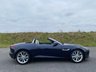 USED 2013 63 JAGUAR F-TYPE 3.0 V6 Convertible 2dr Petrol Auto Euro 5 (s/s) (340 ps) DARK SAPPHIRE BLUE METALLIC WITH A CREAM LEATHER INTERIOR - JUST 13,000 MILES FROM NEW - HEATED SEATS
