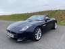 USED 2013 63 JAGUAR F-TYPE 3.0 V6 Convertible 2dr Petrol Auto Euro 5 (s/s) (340 ps) DARK SAPPHIRE BLUE METALLIC WITH A CREAM LEATHER INTERIOR - JUST 13,000 MILES FROM NEW - HEATED SEATS