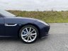 USED 2013 63 JAGUAR F-TYPE 3.0 V6 Convertible 2dr Petrol Auto Euro 5 (s/s) (340 ps) DARK SAPPHIRE BLUE METALLIC WITH A CREAM LEATHER INTERIOR - JUST 13,000 MILES FROM NEW - HEATED SEATS
