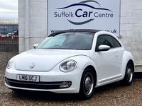 USED 2016 16 VOLKSWAGEN BEETLE 1.2 TSI BlueMotion Tech Design Hatchback 3dr Petrol Manual Euro 6 (s/s) (105 ps) www.suffolkcarcentre.co.uk - Located at Lowestoft