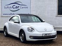 USED 2016 16 VOLKSWAGEN BEETLE 1.2 TSI BlueMotion Tech Design Hatchback 3dr Petrol Manual Euro 6 (s/s) (105 ps) www.suffolkcarcentre.co.uk - Located at Lowestoft