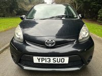 USED 2013 13 TOYOTA AYGO 1.0 VVT-i Ice Hatchback 5dr Petrol Manual Euro 5 (67 ps) BLUETOOTH,SERVICE HISTORY,AIR CON