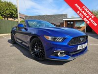 USED 2016 16 FORD MUSTANG 2.3T EcoBoost Convertible 2dr Petrol SelShift Euro 6 (317 ps) Custon pack one and shaker pro