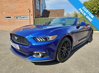 USED 2016 16 FORD MUSTANG 2.3T EcoBoost Convertible 2dr Petrol SelShift Euro 6 (317 ps) Custon pack one and shaker pro