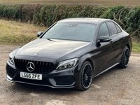 USED 2016 66 MERCEDES-BENZ C-CLASS 2.1 C220d AMG Line (Premium Plus) Saloon 4dr Diesel 7G-Tronic+ Euro 6 (s/s) (170 ps) BURMESTER AUDIO+DAB+ BLUETOOTH