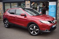 USED 2017 66 NISSAN QASHQAI 1.2 DIG-T N-Connecta SUV 5dr Petrol XTRON 2WD Euro 6 (s/s) (115 ps) FSH SAT NAV DAB  REAR SENSORS