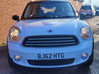 USED 2012 62 MINI COUNTRYMAN 1.6 Cooper SUV 5dr Petrol Manual Euro 5 (s/s) (122 ps) LOW MILES - BIG SPEC