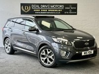 USED 2015 M KIA SORENTO 2.2 CRDi KX-4 SUV 5dr Diesel Auto AWD Euro 6 (197 bhp) PANROOF 7SEAT REVCAM CARPLAY