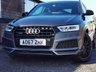 USED 2017 67 AUDI Q3 2.0 TFSI Black Edition SUV 5dr Petrol S Tronic quattro Euro 6 (s/s) (180 ps) READ OUR REVIEWS! FINANCE AVAILABLE FROM 9.9% APR! 6x RECORDED SERVICES!