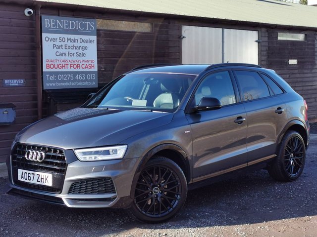 2017 67 Audi Q3 2.0 TFSI Black Edition SUV 5dr Petrol S Tronic quattro Euro 6 (s/s) (180 ps) READ OUR REVIEWS! FINANCE AVAILABLE FROM 9.9% APR!