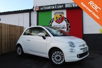 USED 2017 17 FIAT 500 1.2 Lounge Hatchback 3dr Petrol Manual Euro 6 (s/s) (69 bhp) VIEW AND RESERVE ONLINE OR CALL 01527-853940 FOR MORE INFO.