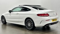 USED 2017 17 MERCEDES-BENZ C-CLASS 2.0 C300 AMG Line (Premium Plus) Coupe 2dr Petrol G-Tronic+ Euro 6 (s/s) (245 ps) Extremely Stylish Mercedes - Benz C300 Euro 6 245 BHP, High Gloss Polar White, Porcelain Leather Interior, Heads up display,Cruise Control,  Panoramic Glass Slide Roof,