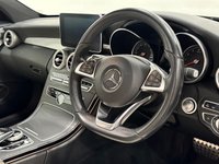 USED 2017 17 MERCEDES-BENZ C-CLASS 2.0 C300 AMG Line (Premium Plus) Coupe 2dr Petrol G-Tronic+ Euro 6 (s/s) (245 ps) Extremely Stylish Mercedes - Benz C300 Euro 6 245 BHP, High Gloss Polar White, Porcelain Leather Interior, Heads up display,Cruise Control,  Panoramic Glass Slide Roof,