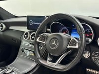 USED 2017 17 MERCEDES-BENZ C-CLASS 2.0 C300 AMG Line (Premium Plus) Coupe 2dr Petrol G-Tronic+ Euro 6 (s/s) (245 ps) Extremely Stylish Mercedes - Benz C300 Euro 6 245 BHP, High Gloss Polar White, Porcelain Leather Interior, Heads up display,Cruise Control,  Panoramic Glass Slide Roof,