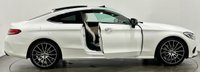 USED 2017 17 MERCEDES-BENZ C-CLASS 2.0 C300 AMG Line (Premium Plus) Coupe 2dr Petrol G-Tronic+ Euro 6 (s/s) (245 ps) Extremely Stylish Mercedes - Benz C300 Euro 6 245 BHP, High Gloss Polar White, Porcelain Leather Interior, Heads up display,Cruise Control,  Panoramic Glass Slide Roof,