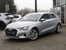 USED 2021 70 AUDI A3 1.0 TFSI 30 Sport Sportback 5dr Petrol Manual Euro 6 (s/s) (110 ps) Finished in eye catching FLORET SILVER with contrasting BLACK LEATHER trim. This fantastic facelift model is dripping with tech and desirability. It combines a great interior with a refined driving experience. Features include Virtual Dash, Apple Play, Sat Nav, DAB radio, Rear Park Sensors, B/Tooth Cruise Control, Leather, 2 Keys, 1 Owner, 17" Alloys and much more. Dealer Serviced at 10822 miles, 15760 miles, 23951 miles and on arrival at 34859 miles.