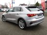 USED 2021 70 AUDI A3 1.0 TFSI 30 Sport Sportback 5dr Petrol Manual Euro 6 (s/s) (110 ps) Finished in eye catching FLORET SILVER with contrasting BLACK LEATHER trim. This fantastic facelift model is dripping with tech and desirability. It combines a great interior with a refined driving experience. Features include Virtual Dash, Apple Play, Sat Nav, DAB radio, Rear Park Sensors, B/Tooth Cruise Control, Leather, 2 Keys, 1 Owner, 17" Alloys and much more. Dealer Serviced at 10822 miles, 15760 miles, 23951 miles and on arrival at 34859 miles.