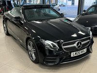 USED 2020 20 MERCEDES-BENZ E-CLASS 2.0 E350 AMG Line Cabriolet 2dr Petrol G-Tronic+ Euro 6 (s/s) (313 ps) STUNNING E350 313 BHP + DIGITAL DASH+ WIDESCREEN + AIRSCARF