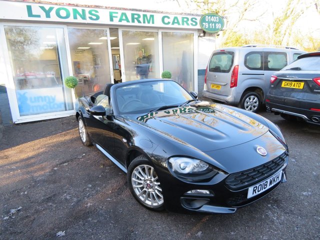 2018 18 Fiat 124 Spider 1.4 MultiAir Classica Convertible 2dr Petrol Euro 6 (140 ps)