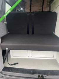 USED 2021 21 VOLKSWAGEN TRANSPORTER 4 BERTH LUXURY CAMPERVAN DSG AUTOMATIC WITH TAILGATE  FULLY UPHOLSTERED SEATS