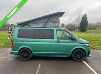 USED 2021 21 VOLKSWAGEN TRANSPORTER 4 BERTH LUXURY CAMPERVAN DSG AUTOMATIC WITH TAILGATE  FULLY UPHOLSTERED SEATS