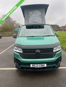 USED 2021 21 VOLKSWAGEN TRANSPORTER 4 BERTH LUXURY CAMPERVAN DSG AUTOMATIC WITH TAILGATE  FULLY UPHOLSTERED SEATS