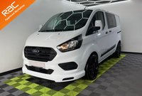 USED 2018 68 FORD TRANSIT CUSTOM 2.0 300 EcoBlue Crew Van Double Cab 5dr Diesel Manual L1 H1 Euro 6 (6 Seat) (130 ps) 