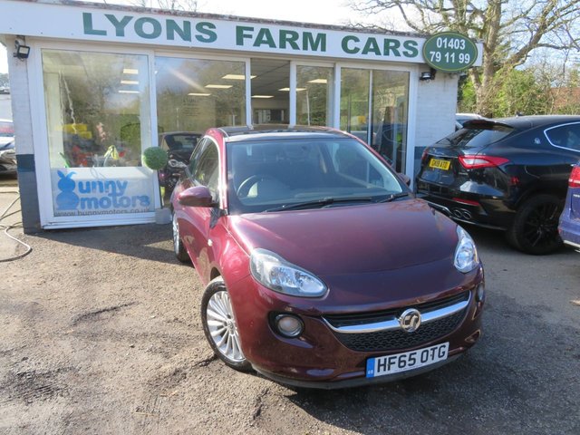 2015 65 Vauxhall Adam 1.4 16v GLAM Hatchback 3dr Petrol Manual Euro 5 (87 ps)