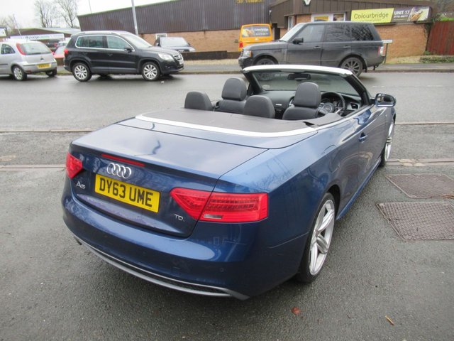 2013 AUDI A5 CABRIOLET 2.0 TDI S line Special Edition Convertible 2dr Diesel Manual Euro 5 (s/s) (177 ps) - Photo 8