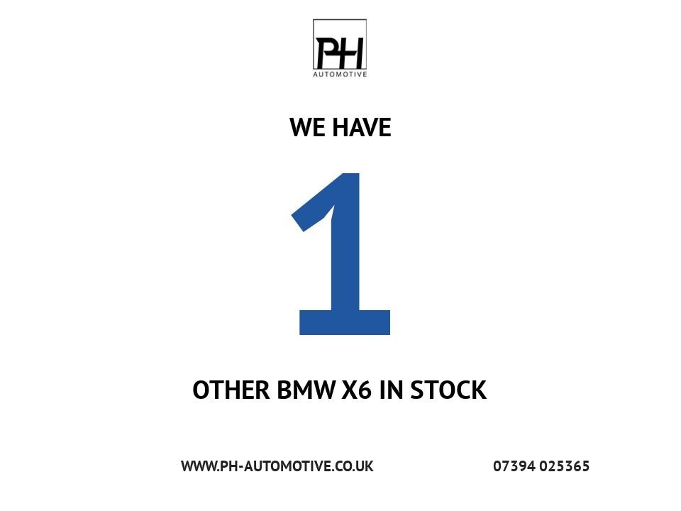 USED 2016 J BMW X6 3.0 M50d SUV 5dr Diesel Auto xDrive Euro 6 (s/s) (381 ps) SOFT CLOSE|HARMAN/KARDON SOUND