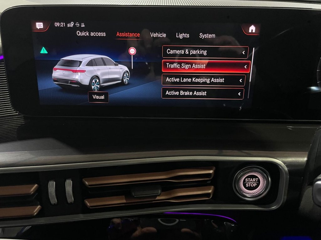 USED 2020 70 MERCEDES-BENZ EQC EQC 400 80kWh AMG Line SUV 5dr Electric Auto 4MATIC (408 ps) APPLE CARPLAY+R/CAM+DRIVER ASSIST