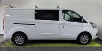 USED 2019 19 FORD TRANSIT CUSTOM 2.0 320 EcoBlue Limited Crew Van Double Cab 5dr Diesel Manual L2 H1 Euro 6 (6 Seat) (130 ps) 