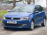 USED 2013 13 VOLKSWAGEN POLO 1.4 Match Edition Hatchback 5dr Petrol Manual Euro 5 (85 ps) 