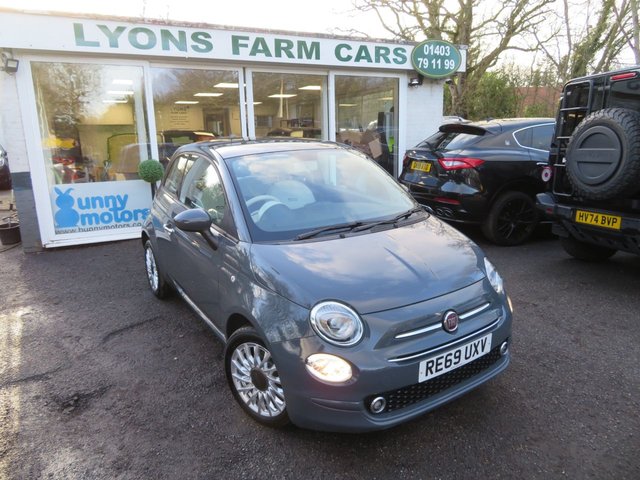 2019 69 Fiat 500 1.2 Lounge Hatchback 3dr Petrol Manual Euro 6 (s/s) (69 bhp)