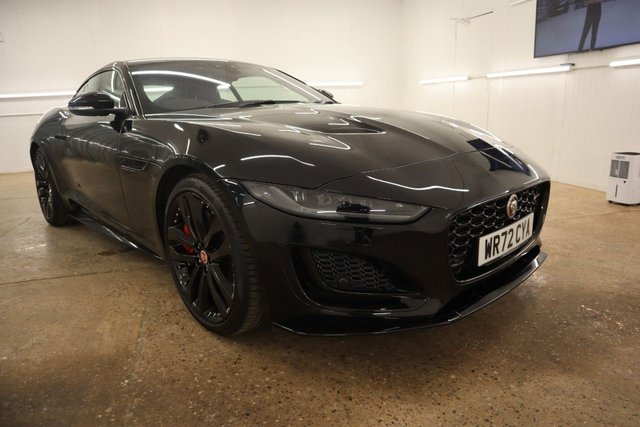 2022 72 Jaguar F-Type 5.0 V8 R-Dynamic Black Coupe 2dr Petrol Auto Euro 6 (s/s) (450 ps)