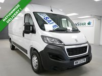 USED 2023 73 PEUGEOT BOXER 335 2.2 BLUEHDI 140 BHP L3 H2 PROFESSIONAL PREMIUM PLUS + DELIVERY MILES | L3 LONG | HIGH SPEC