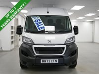 USED 2023 73 PEUGEOT BOXER 335 2.2 BLUEHDI 140 BHP L3 H2 PROFESSIONAL PREMIUM PLUS + DELIVERY MILES | L3 LONG | HIGH SPEC