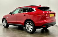USED 2017 17 JAGUAR F-PACE 2.0 D180 Portfolio SUV 5dr Diesel Auto AWD Euro 6 (s/s) (180 ps) Firenze Red Metallic, Full Oyster Leather,Premium Oyster Leather Interior, Cruise Control, Multifunction Steering Wheel, PreHeat,