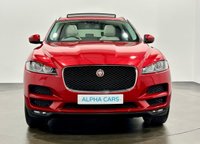USED 2017 17 JAGUAR F-PACE 2.0 D180 Portfolio SUV 5dr Diesel Auto AWD Euro 6 (s/s) (180 ps) Firenze Red Metallic, Full Oyster Leather,Premium Oyster Leather Interior, Cruise Control, Multifunction Steering Wheel, PreHeat,