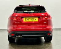 USED 2017 17 JAGUAR F-PACE 2.0 D180 Portfolio SUV 5dr Diesel Auto AWD Euro 6 (s/s) (180 ps) Firenze Red Metallic, Full Oyster Leather,Premium Oyster Leather Interior, Cruise Control, Multifunction Steering Wheel, PreHeat,