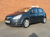 USED 2007 07 VAUXHALL CORSA 1.2 DESIGN 16V 5d 80 BHP FRESH IN. LOW MILES, TOP SPEC