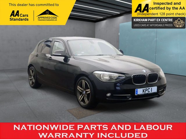 2012 12 BMW 1 Series 1.6 116i Sport Hatchback 5dr Petrol Manual Euro 5 (s/s) (136 ps) ***DRIVE AWAY TODAY*** NATIONWIDE PARTS & LABOUR WARRANTY INCLUDED + 12 MONTHS AA BREAKDOWN FREE