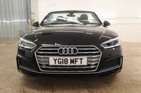 USED 2018 18 AUDI A5 CABRIOLET 2.0 TFSI S line Convertible 2dr Petrol Manual Euro 6 (s/s) (190 ps) HEATED FRONT SEATS, ALCANTARA INTERIOR, SAT NAV, 30,100 MILES