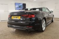 USED 2018 18 AUDI A5 CABRIOLET 2.0 TFSI S line Convertible 2dr Petrol Manual Euro 6 (s/s) (190 ps) HEATED FRONT SEATS, ALCANTARA INTERIOR, SAT NAV, 30,100 MILES