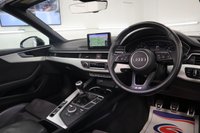 USED 2018 18 AUDI A5 CABRIOLET 2.0 TFSI S line Convertible 2dr Petrol Manual Euro 6 (s/s) (190 ps) HEATED FRONT SEATS, ALCANTARA INTERIOR, SAT NAV, 30,100 MILES