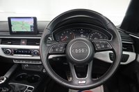 USED 2018 18 AUDI A5 CABRIOLET 2.0 TFSI S line Convertible 2dr Petrol Manual Euro 6 (s/s) (190 ps) HEATED FRONT SEATS, ALCANTARA INTERIOR, SAT NAV, 30,100 MILES